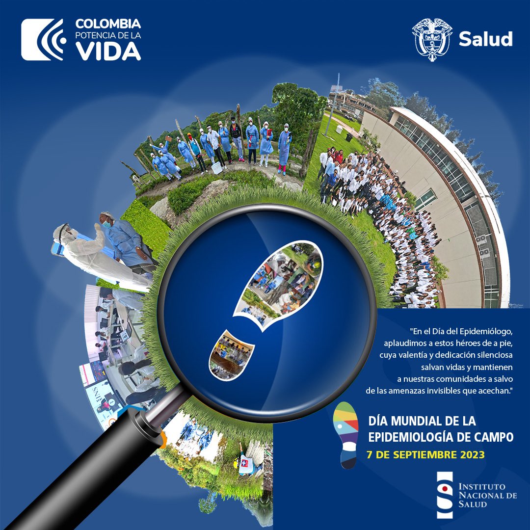 Instituto Nacional de Salud🇨🇴 (@inscolombia) on Twitter photo #DiaMundialDeLaEpidemiologiaDeCampo <a href="/INSColombia/">Instituto Nacional de Salud🇨🇴</a> ha sido por más de treinta años la casa del Programa Mundial de Entrenamiento en Epidemiología de Campo, #FETP. Celebramos cada uno de nuestros #HéroesDeAPie formados en el INS para dar respuesta a las necesidades en salud pública. #DiaMundialDeLaEpidemiologiaDeCampo <a href="/INSColombia/">Instituto Nacional de Salud🇨🇴</a> ha sido por más de treinta años la casa del Programa Mundial de Entrenamiento en Epidemiología de Campo, #FETP. Celebramos cada uno de nuestros #HéroesDeAPie formados en el INS para dar respuesta a las necesidades en salud pública.