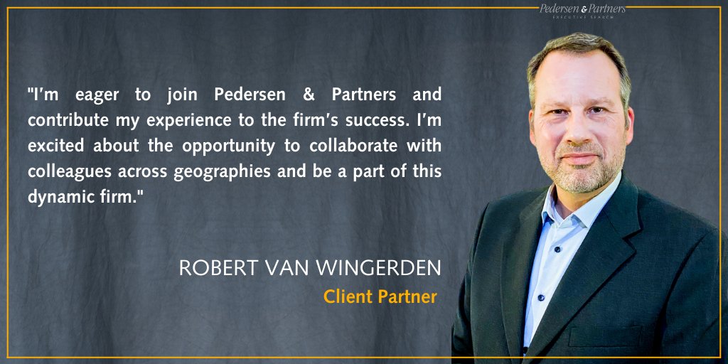 Robert van Wingerden has joined our #Amsterdam team as a Client Partner. Rob’s 25-year career has involved close collaboration with #CEOs and C-suite leaders in the areas of global #HR #leadership, #talent #management, #transformation, #M&amp;A integration &amp; strategic #restructuring.