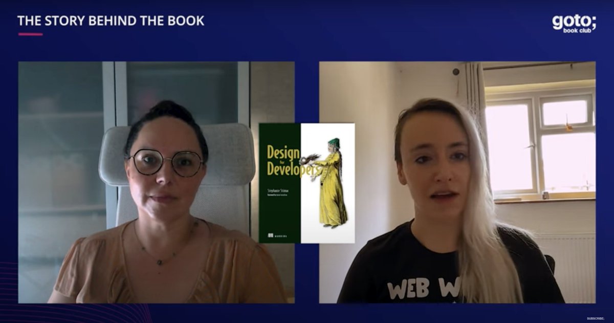 GOTO (@gotocon) on Twitter photo How can devs create seamless user experiences, refine frontend features & collaborate with designers without issues?
<a href="/seaotta/">Stephanie 🔮 Web Witch ( 🦋 @seaotta.dev)</a> spoke to <a href="/wickedgeekie/">Wickedgeekie</a> about how you can master design, color, typography and layout, and validate designs through user research
youtube.com/watch?v=6bDqps… How can devs create seamless user experiences, refine frontend features & collaborate with designers without issues?
<a href="/seaotta/">Stephanie 🔮 Web Witch ( 🦋 @seaotta.dev)</a> spoke to <a href="/wickedgeekie/">Wickedgeekie</a> about how you can master design, color, typography and layout, and validate designs through user research
youtube.com/watch?v=6bDqps…