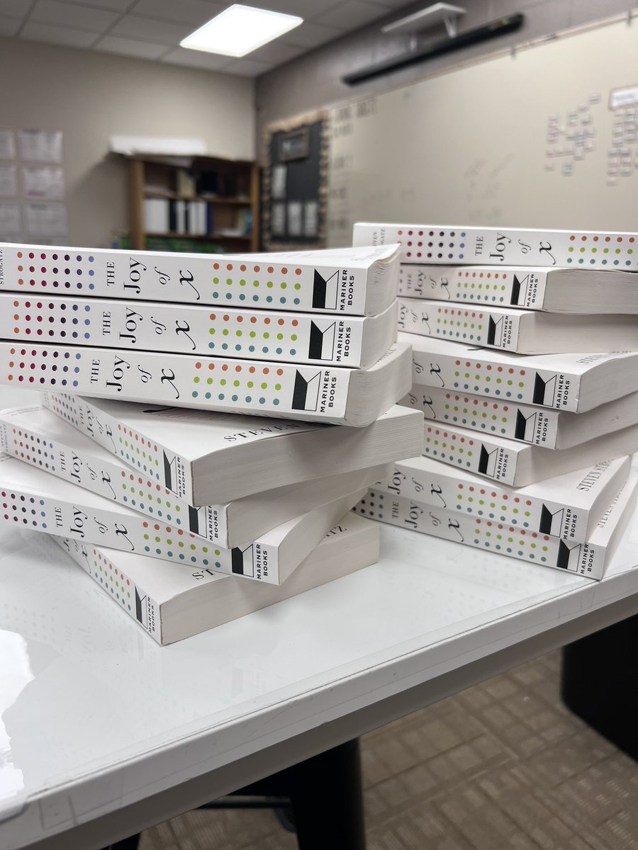 What a beautiful sight. My first ever math class book study is coming soon! 

I enjoyed this book so much in grad school. I can’t wait to share it with my learners! 

#ncgreatness #mathisfun