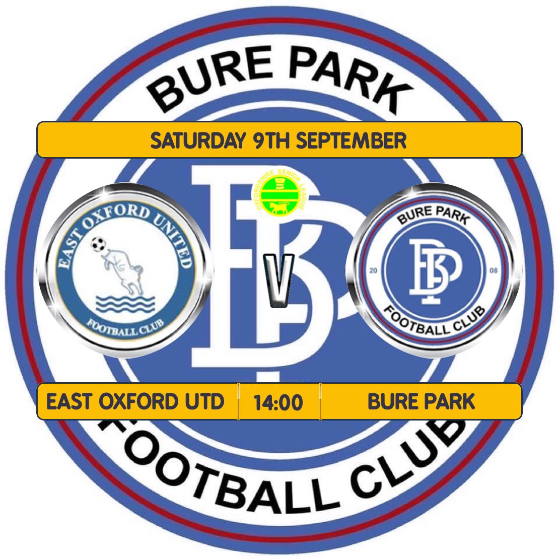 Bure Park F.C (@bureparkfc) on Twitter photo The devs play there 2nd competitive game away at <a href="/EastOxfordFC/">East Oxford Men & Ladies</a> reserves (excuse the badge)
Both teams looking for there 1st points of the season.
⚽️ 14.00
📍OX2 0NA The devs play there 2nd competitive game away at <a href="/EastOxfordFC/">East Oxford Men & Ladies</a> reserves (excuse the badge)
Both teams looking for there 1st points of the season.
⚽️ 14.00
📍OX2 0NA