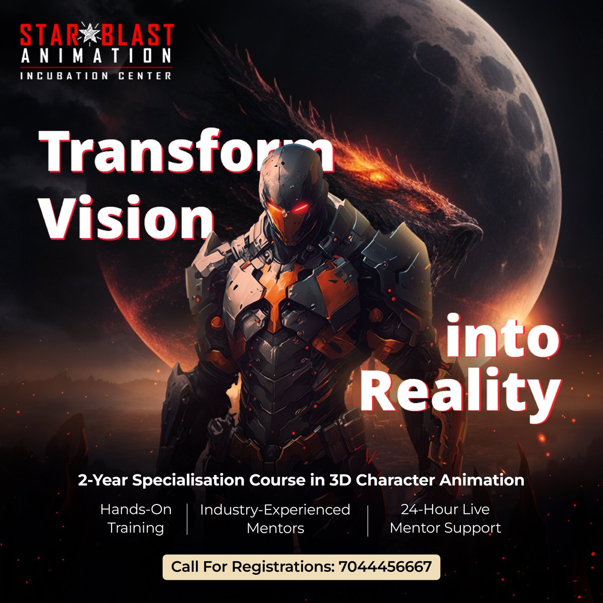 StarblastAnim's tweet photo. Be industry-ready and secure a high-paying job in the Animation Industry with STARBLAST ANIMATION's 2-year Specialisation Course in 3D Character Animation.
Call: +91 7044456667
Website: https://t.co/MYd8HD5B6Y

#StarBlastAnimation #animation #illustration #3danimation #3dmodeling https://t.co/zYGJ32a9GC