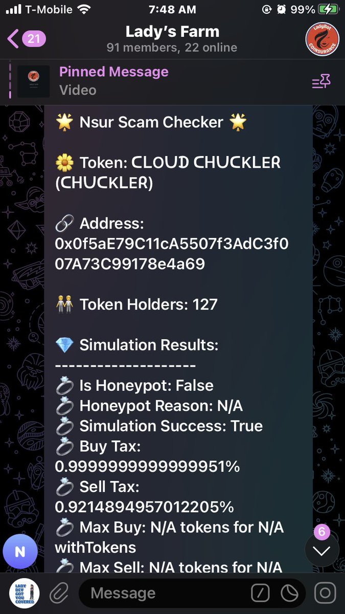 Our NSUR scam checker is LIVE! 

#insurance #ladybot #CoinSurance $NSUR $LADY #StaySafeInCrypto #FUSE #CEUS #LEGIONS $CEUS 

<a href="/elonmusk/">Elon Musk</a> <a href="/1goonrich/">Quasar.Exe</a> <a href="/anndylian/">Anndy Lian</a> <a href="/TraveladdCypto/">Traveladd Crypto</a>