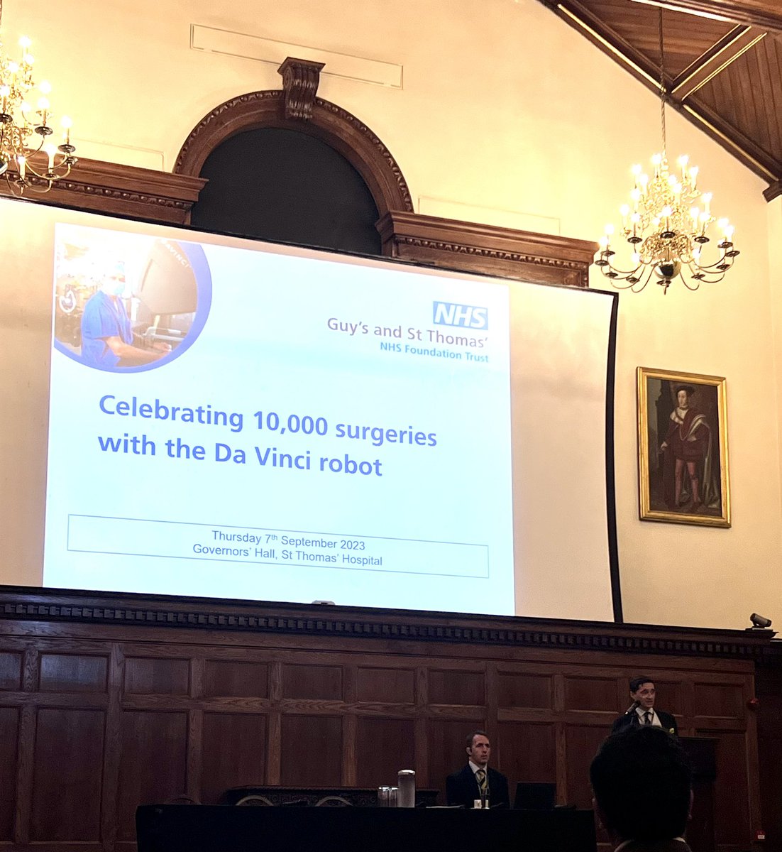 Fascinating day so far listening to such passionate colleagues share the journey for robotic surgery in their specialties, the already evolving future is exciting!  <a href="/GSTTnhs/">Guy's and St Thomas'</a>