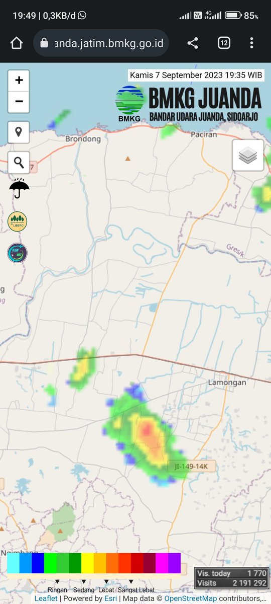 Alhamdulillah lumayan seger, Min <a href="/bmkgtuban/">BMKG TUBAN</a>