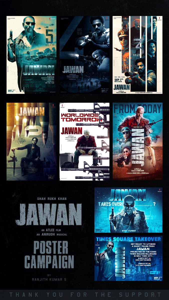 Pics2Graphics's tweet photo. Here is our Poster Campaign work for #Jawan 💥

Thank you all for the support ❤️
Hope everyone liked it!!

#JawanReview @iamsrk @RedChilliesEnt @anirudhofficial @Atlee_dir @VijaySethuOffl @deepikapadukone #ShahRukhKhan @SRKgaurav1 @Pics2Graphics https://t.co/YcA874P7GC