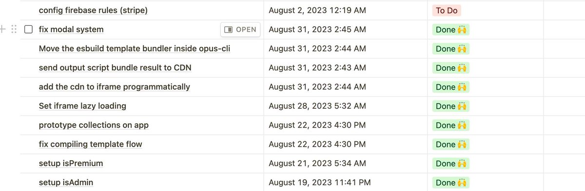 healsha's tweet photo. Quite a long todo notion list π
Configuring firebase stripe rulesβ¦
#OpusUI #buildinpublic https://t.co/NkxaVChbEH