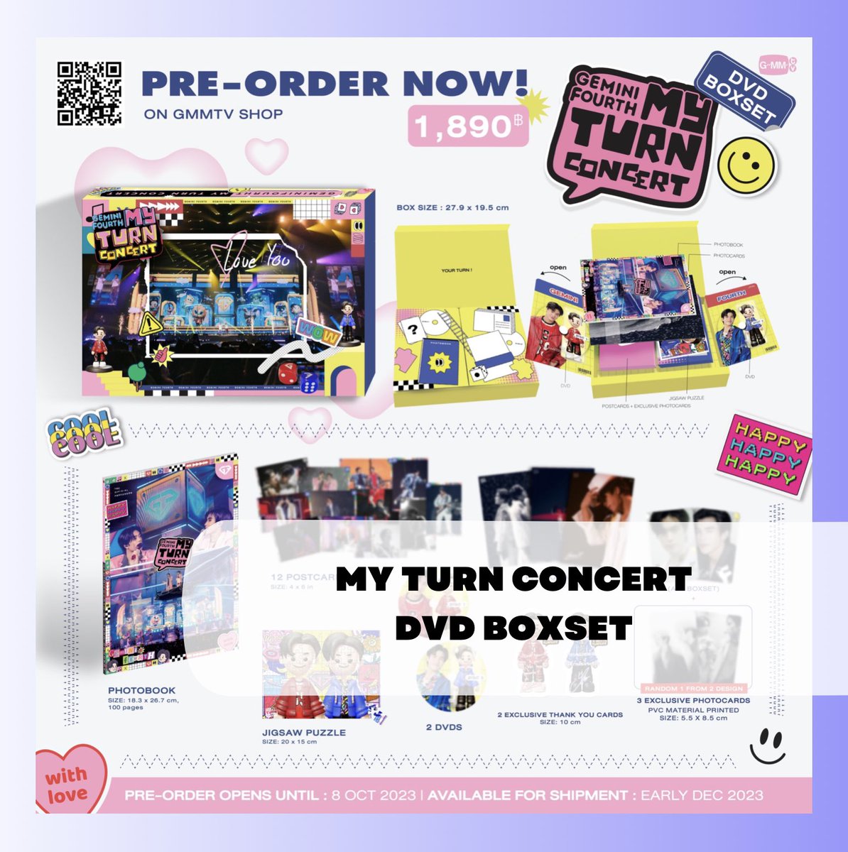 __DotComDotMY__'s tweet image. ᴘʀᴇ-ᴏʀᴅᴇʀ •ﻌ•

GeminiFourth My Turn Concert DVD Boxset 🇹🇭🇲🇾

☁️ RM267
☁️ Second Payment Needed
☁️ until October 7
☁️ DM / order via link

linktr.ee/dotcomdotmy

#GeminiFourthConcert #GeminiFourth #Gemini_NT #Fourthnattawat  #gmmtv