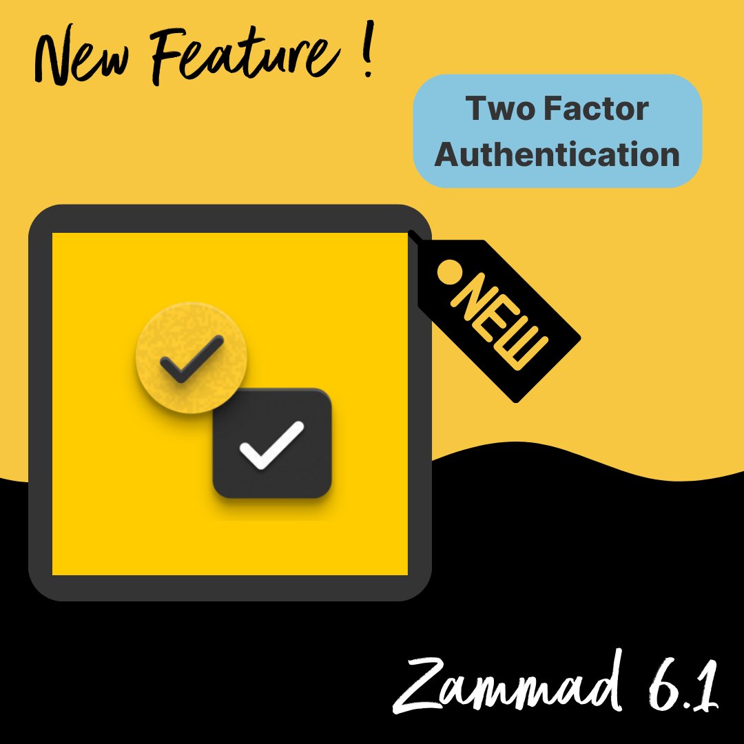 zammadhq's tweet image. NEW FEATURE❗ Coming soon with ➡️ Zammad 6.1 🚀

Two Factor Authentication✅✅

Just be a little patient and soon you can explore this new feature and many more new things.💫

#ticketingsystem #opensource #helpdesk #zammad #saas #security #cybersecurity #twofactorauthentication