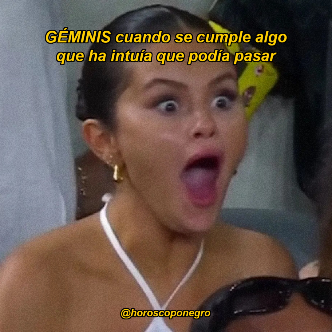 ¡No me lo puedo creer! 🤣 #geminis #horoscoponegro