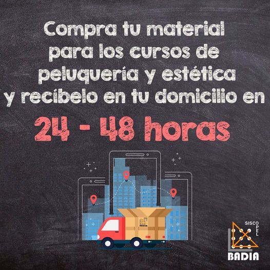 siscopel's tweet photo. Realiza tu pedido de material para cursos de peluquería 💇 o estética 🖌️ en nuestra página web y recíbelo en 24-48 horas 🚚. Puedes solicitar una tarjeta de estudiante en nuestra tienda y disfrutar de descuentos y promociones. ¡No te quedes sin! https://t.co/wYclJJ4cz5
