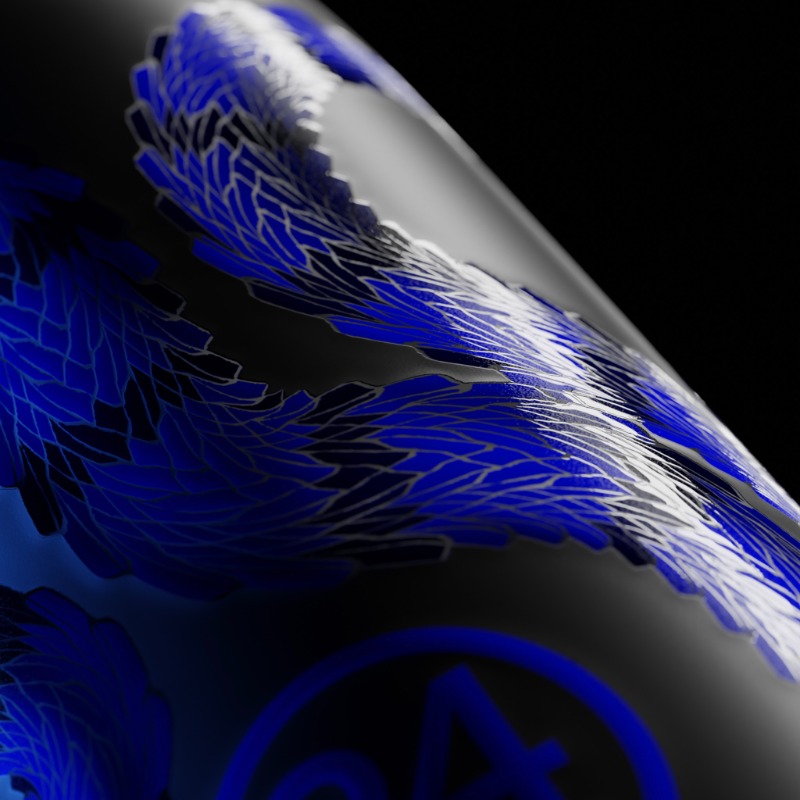 Inter's tweet photo. INTER x 24Bottles 
Insieme per una collezione unica 🤝
Pattern esclusivo e una texture 3D incredibilmente accurata 🖌️

#ForzaInter @24Bottles_