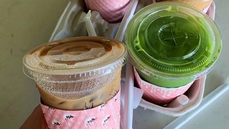 chanelkake's tweet photo. matcha + coffee ♡ https://t.co/37GeUCVT8m