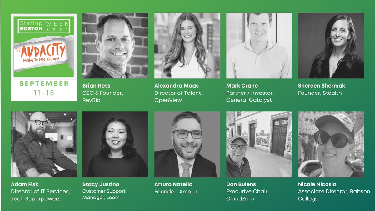 AI, Blockchain, CleanTech, and more at SBW. Discover the sectors set to change our world at Startup Boston Week 2023.

Get Inspired. Get Ready for Startup Boston Week 2023 at @SuBizSchool!

Grab your #SBW2023 free ticket right here: bit.ly/3Nu7NDX