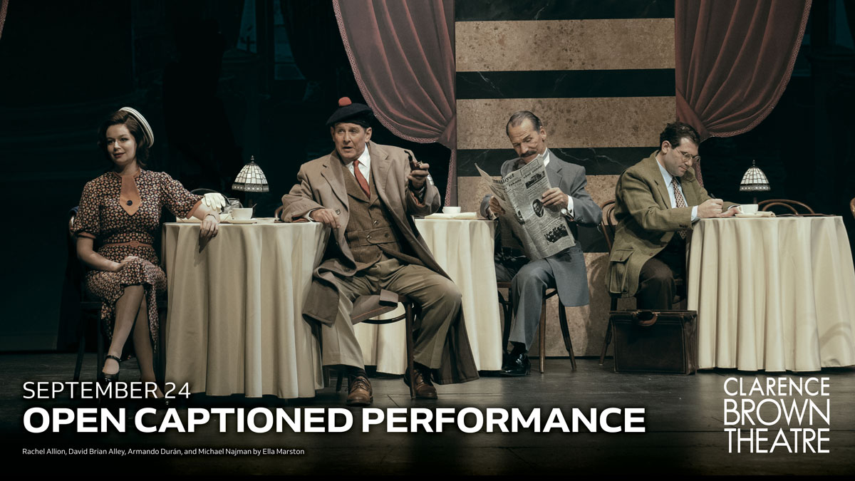 Today's performance features open captioning.