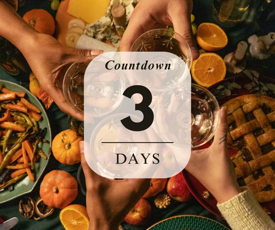 LinasMarket's tweet image. 3 more days until......🦃