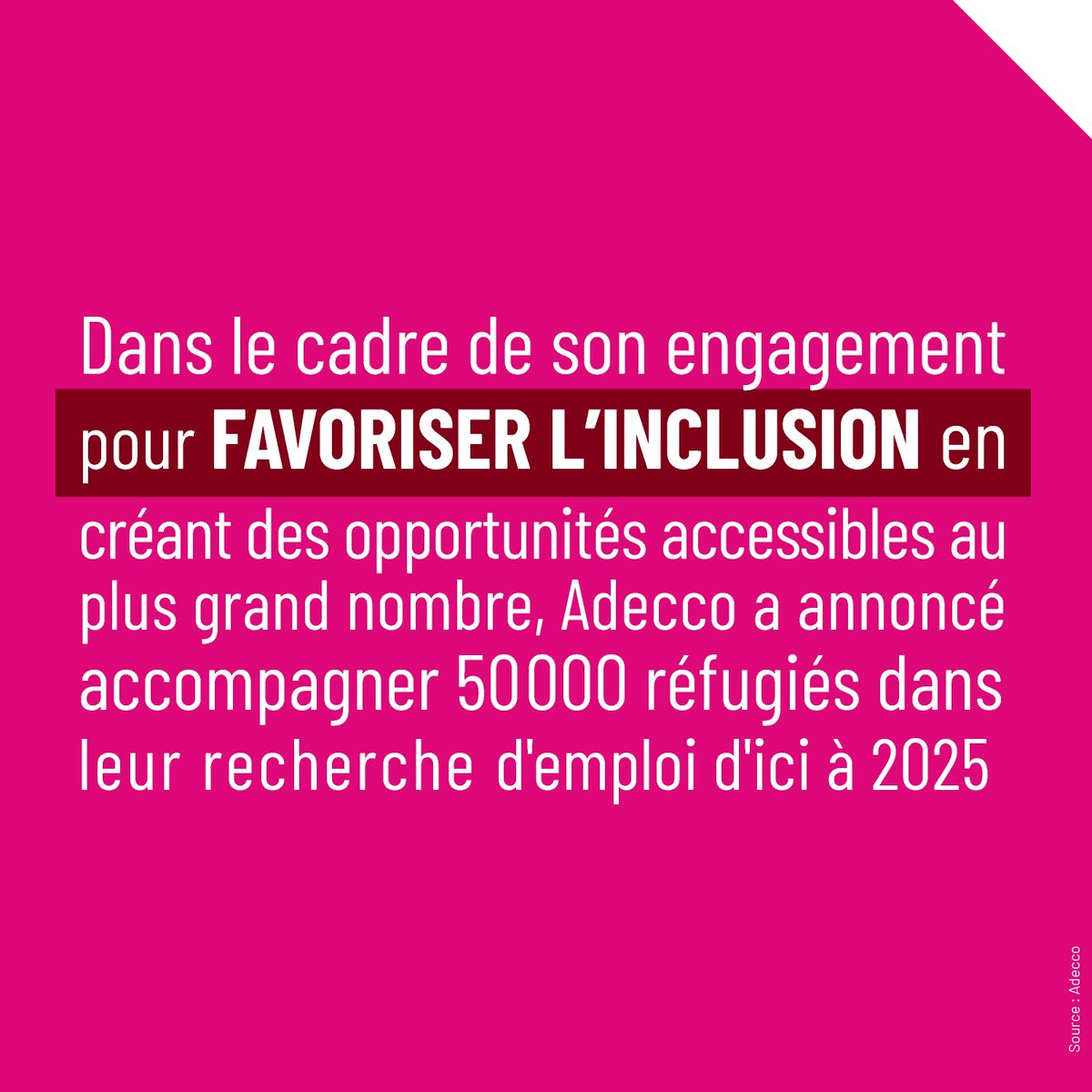 BONNE PRATIQUE I
Accompagner les réfugiés dans leur recherche d'emploi
#RSE #Emploi