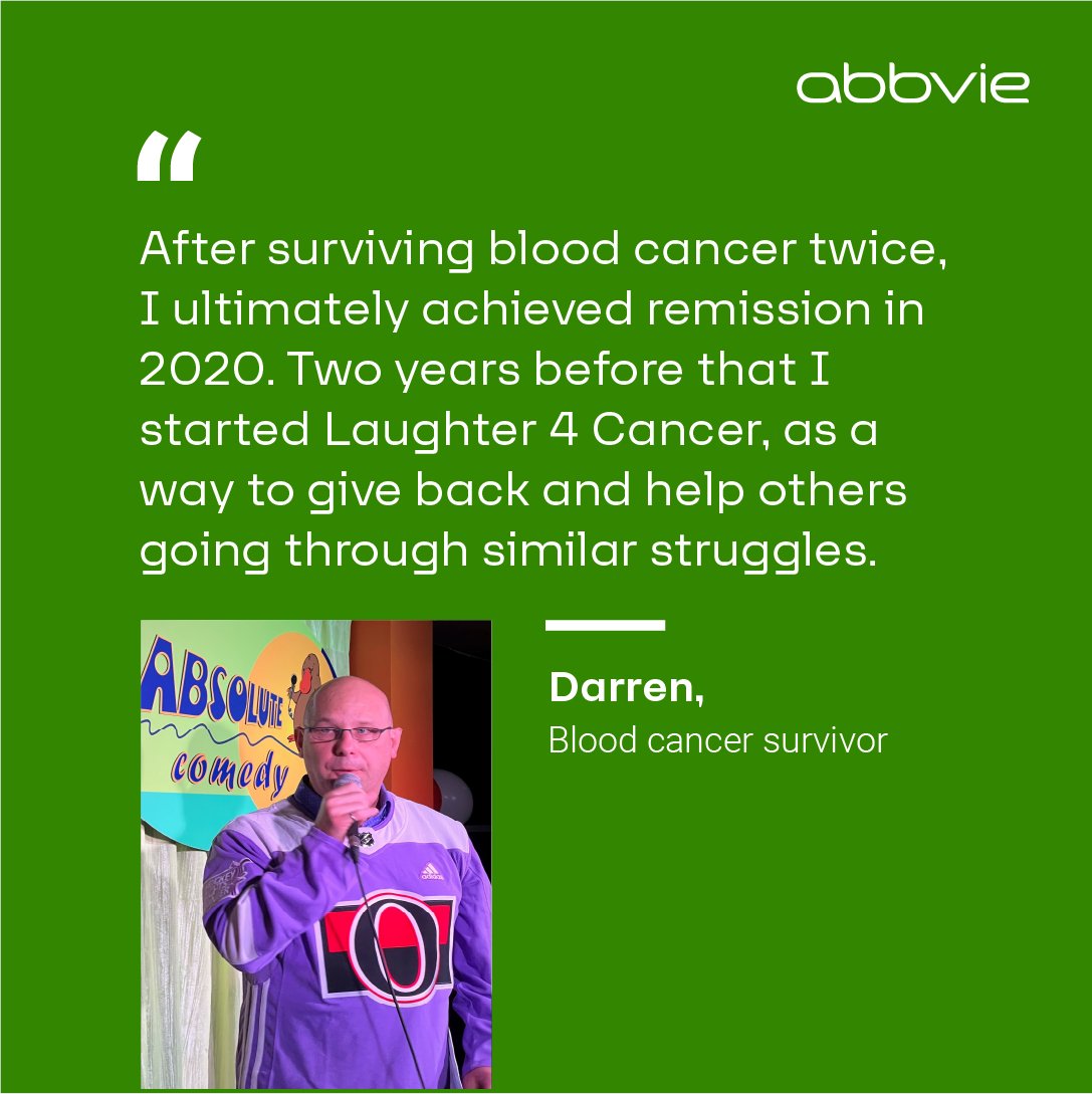 abbviecanada's tweet photo. This #BloodCancerAwarenessMonth, let’s honour survivors and countless others whose stories inspire us. Together, we can make an impact and #FightBloodCancer @LLSCanada https://t.co/cZw42be7oh