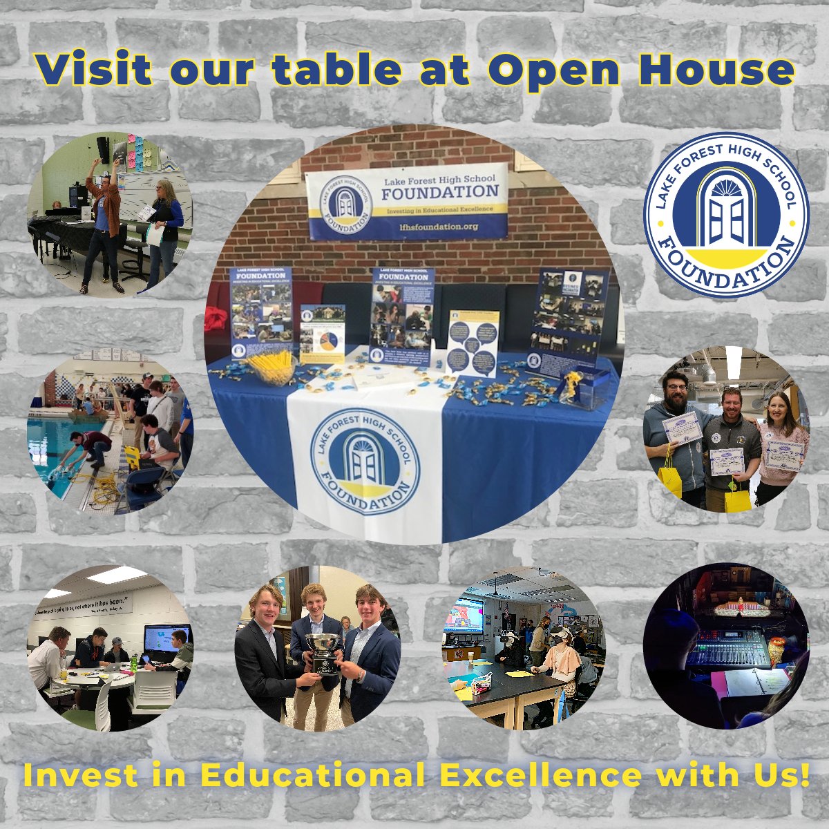 Tonight you  will meet your child's teachers at Open House and hear about the amazing journey ahead for your student. We are proud to partner with District 115 to enhance all aspects of your student's educational experience.  Please stop by our table tonight to learn more!