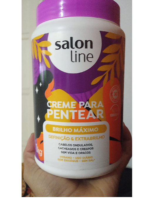 Creme de Pentear Salon Line Brilho Máximo 1kg