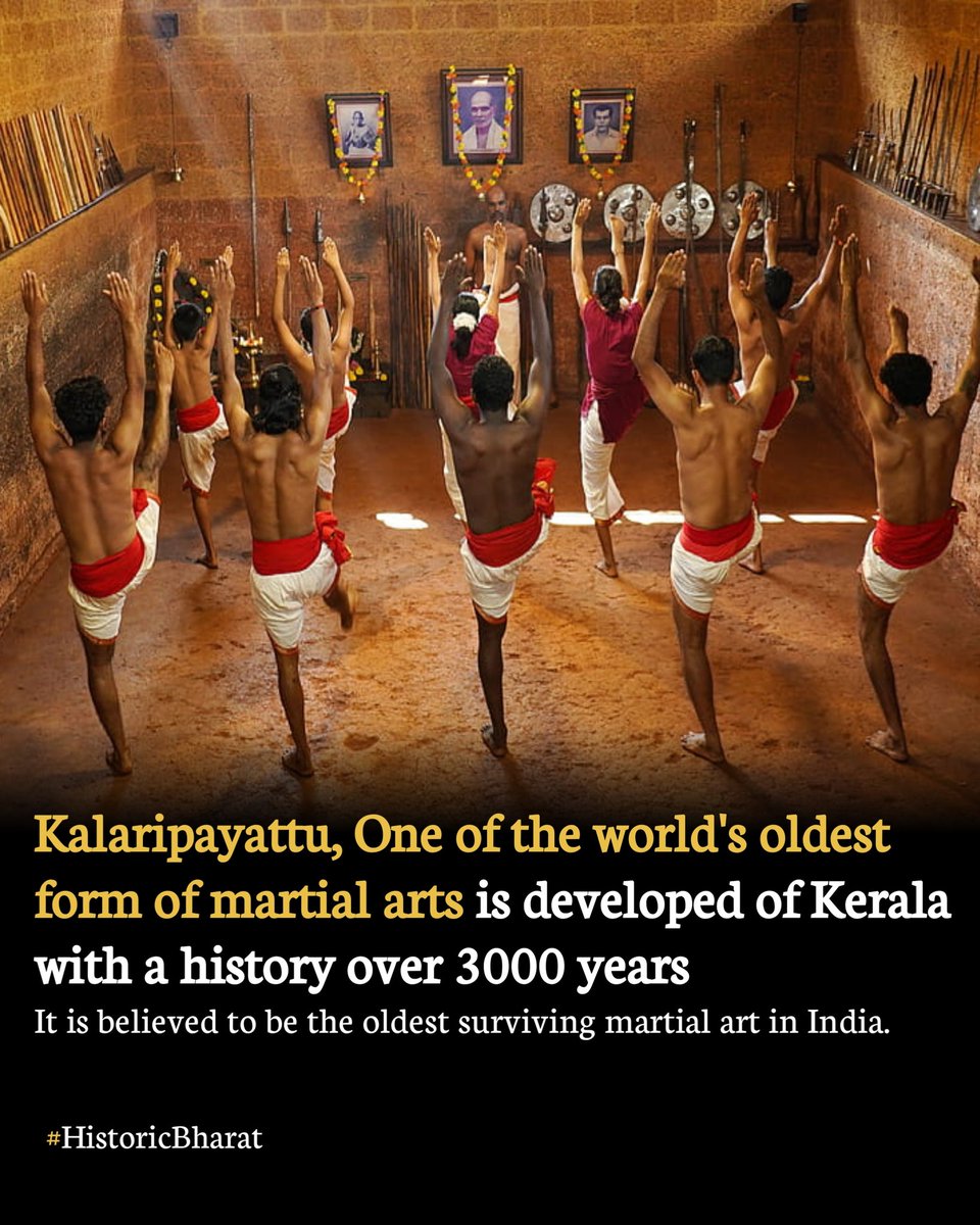 Kalaripayattu also known simply as Kalari) is an Indian martial art that originated in Kerala. It is one of the oldest surviving martial arts in world.

#kalaripayattu #kalari #martialarts #indianmartialarts #kerala #ancientsport #keralahistory #historicbharat