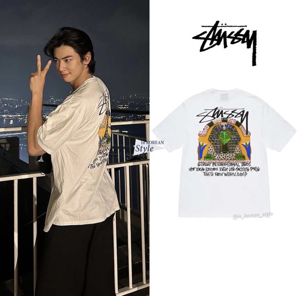 CHA EUN-WOO 　チャウヌ　CK サイン入りのTシャツ m69743884204_1.jpg?1757771938