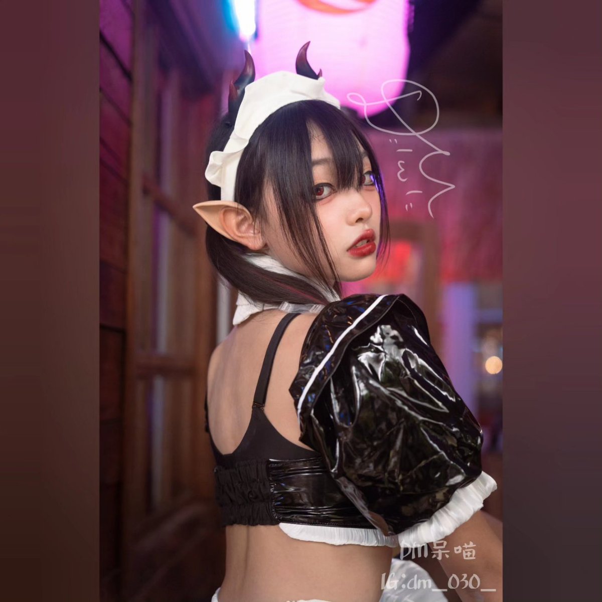 DM_030_'s tweet photo. 惡魔女僕場照〔3〕

📷攝影：攏哩攝攝 Lonely Photography（FB）

#FF #FF41 #D3 #場照 #自創 #惡魔 #女僕 #cos #cosplay #coser #DM呆喵 #呆喵 https://t.co/8RdmI7kgV8