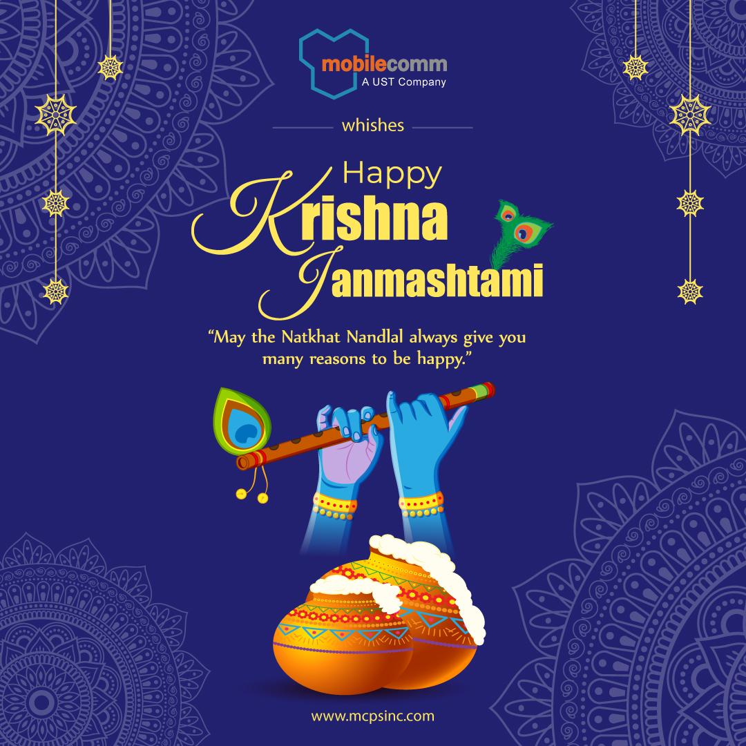 mobilecomm_inc's tweet photo. MobileComm Professionals, Inc Wishes you a Very Happy Janmashtami!!!

#mobilecomm #mcpsinc #wishes #happyjanmashtami #wirelesscommunication #5g #usa #canada https://t.co/qgm6RQkqfv
