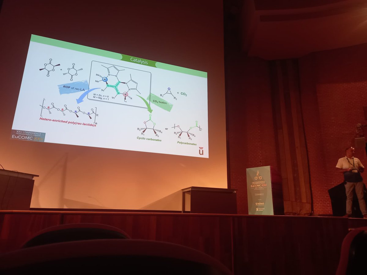 ORCATS group (@orcats_group) on Twitter photo Great oral communication by Luis F. Sánchez Barba about the synthesis of heterobimetallic Al/M(II) complexes and their use as catalysts for sustainable processes <a href="/eucomc2023/">Eucomc2023</a> Great oral communication by Luis F. Sánchez Barba about the synthesis of heterobimetallic Al/M(II) complexes and their use as catalysts for sustainable processes <a href="/eucomc2023/">Eucomc2023</a>