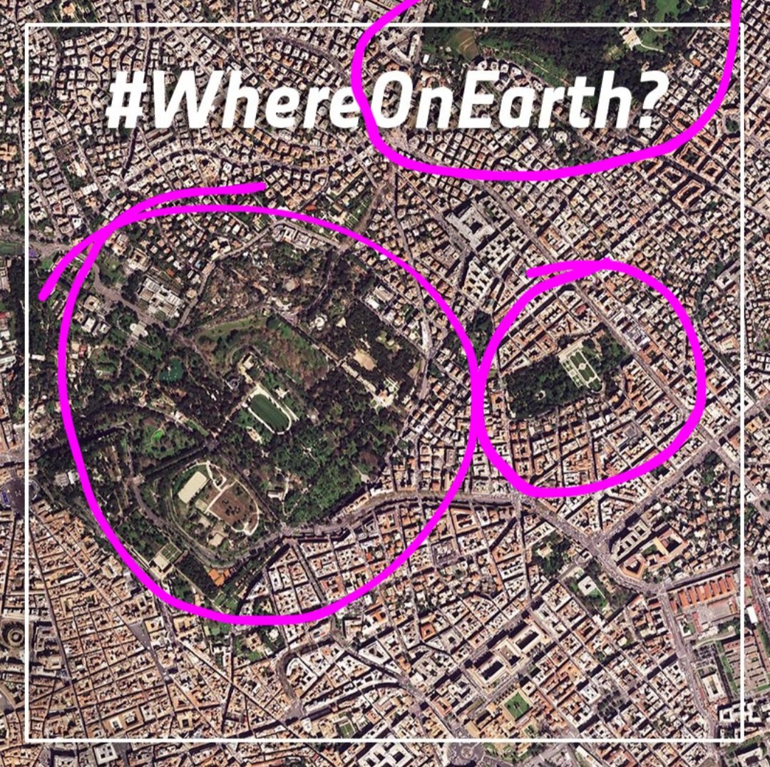 @ESA_EO Rome: Villa Albani, Villa Borghese & Villa Ada.
#whereonearth
