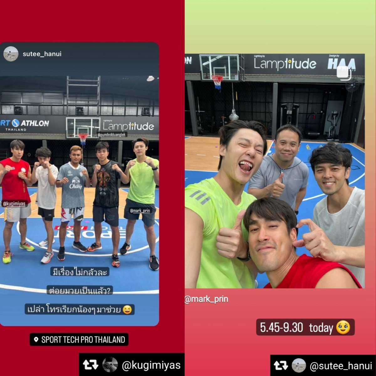 NyphNet's tweet photo. Repost #kugimiyas #sutee_hanui #mark_prin 💪💪💪🤩🤩🤩👏👏👏
• • • • •
@sporttechproth #sports #stars
#sporttechproth #performancecenter
#sportsforthestars 💫✨🌟🎉🎊🥳 https://t.co/lNvpMO3El2