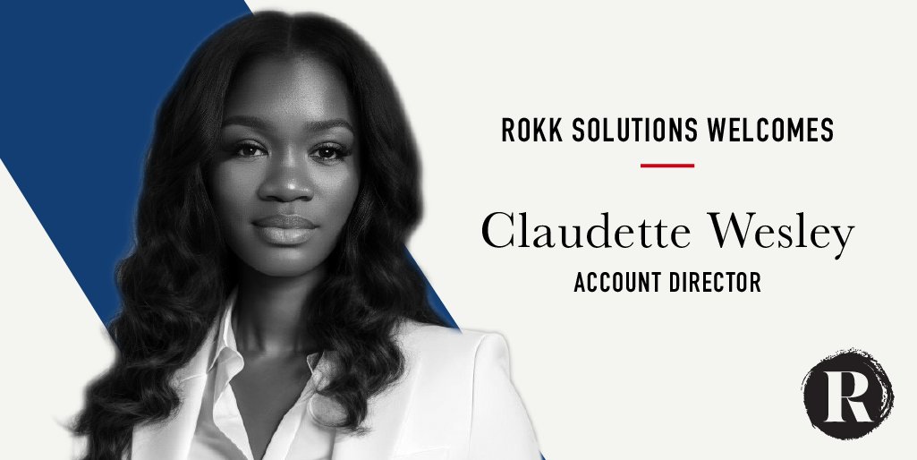 rokksolutions's tweet photo. We’re thrilled Claudette Wesley joins our #ROKKstar team as an account director bringing #digital advocacy experience to our growing team #WomenWhoROKK https://t.co/h0JifYNwFl https://t.co/NXIQWd7mdY