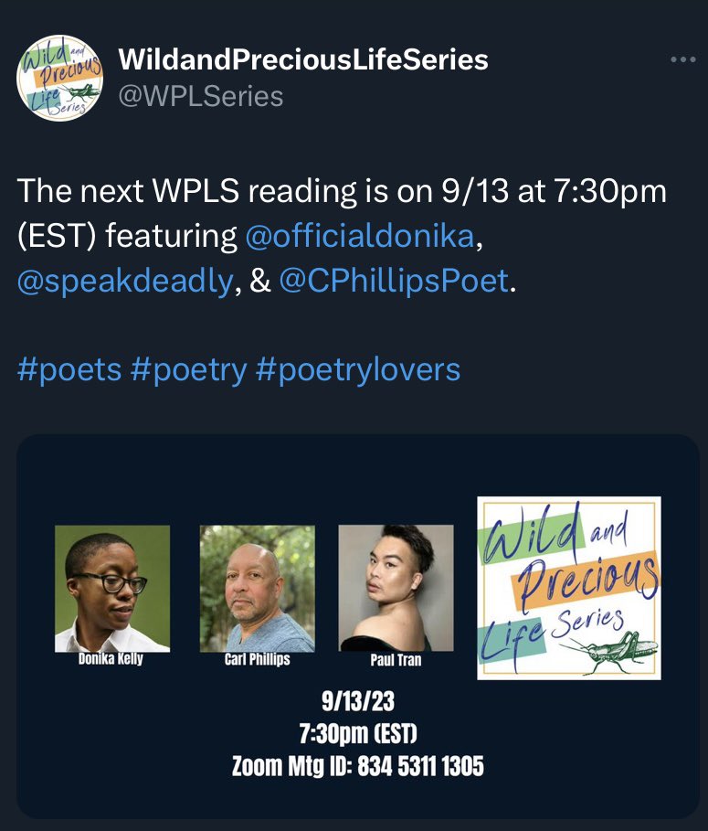 Let 🔥 be 🔥! So excited to be part of this lineup for @WPLSeries ! @officialdonika @speakdeadly ! Snuggle up and tune in…