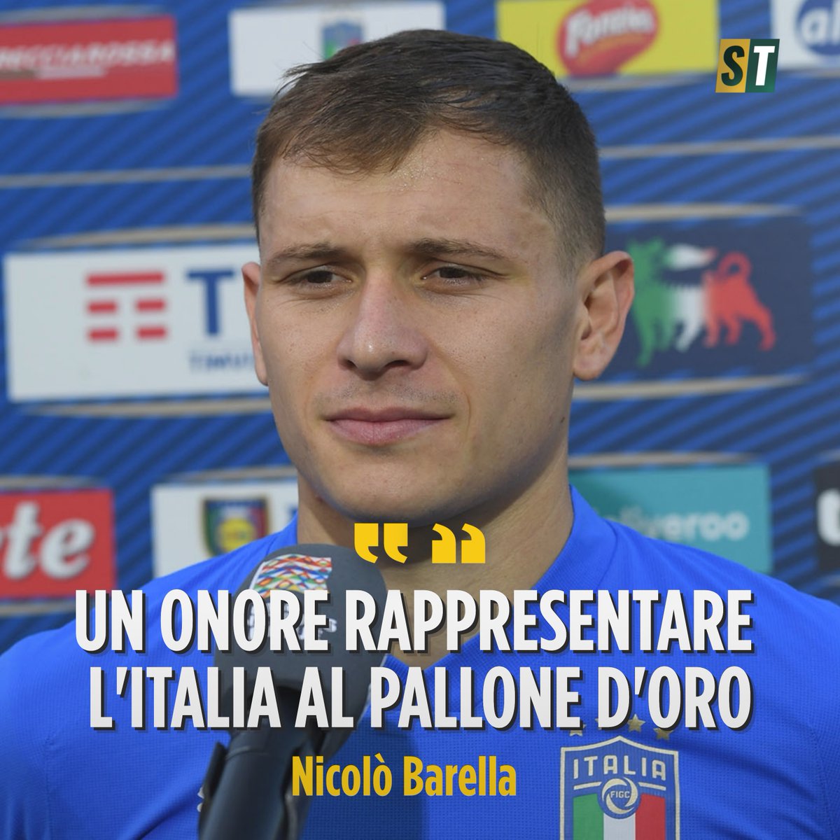 Da #Mancini a #Spalletti, #Barella è sempre un punto di riferimento dell'#Italia.

In conferenza stampa il centrocampista dell'Inter ha rilasciato una lunga intervista.

Leggila qui -> sport-today.it/calcio/naziona…
