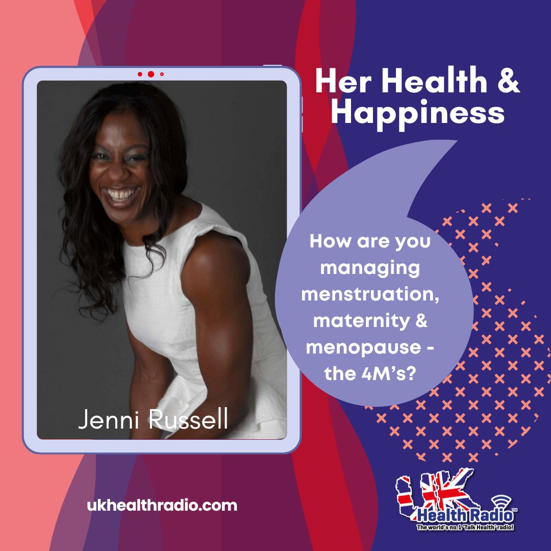 UK Health Radio™ (@ukhealthradio) on Twitter photo Her Health & Happiness with <a href="/PelvicSecrets/">Jenni Russell</a> on <a href="/ukhealthradio/">UK Health Radio™</a> - How are you managing #menstruation, #maternity & #menopause - the 4M’s? Jenni shares some insightful information on why women need to understand this vitally important topic & the 4M’s.
👉 bit.ly/45IrC2e Her Health & Happiness with <a href="/PelvicSecrets/">Jenni Russell</a> on <a href="/ukhealthradio/">UK Health Radio™</a> - How are you managing #menstruation, #maternity & #menopause - the 4M’s? Jenni shares some insightful information on why women need to understand this vitally important topic & the 4M’s.
👉 bit.ly/45IrC2e