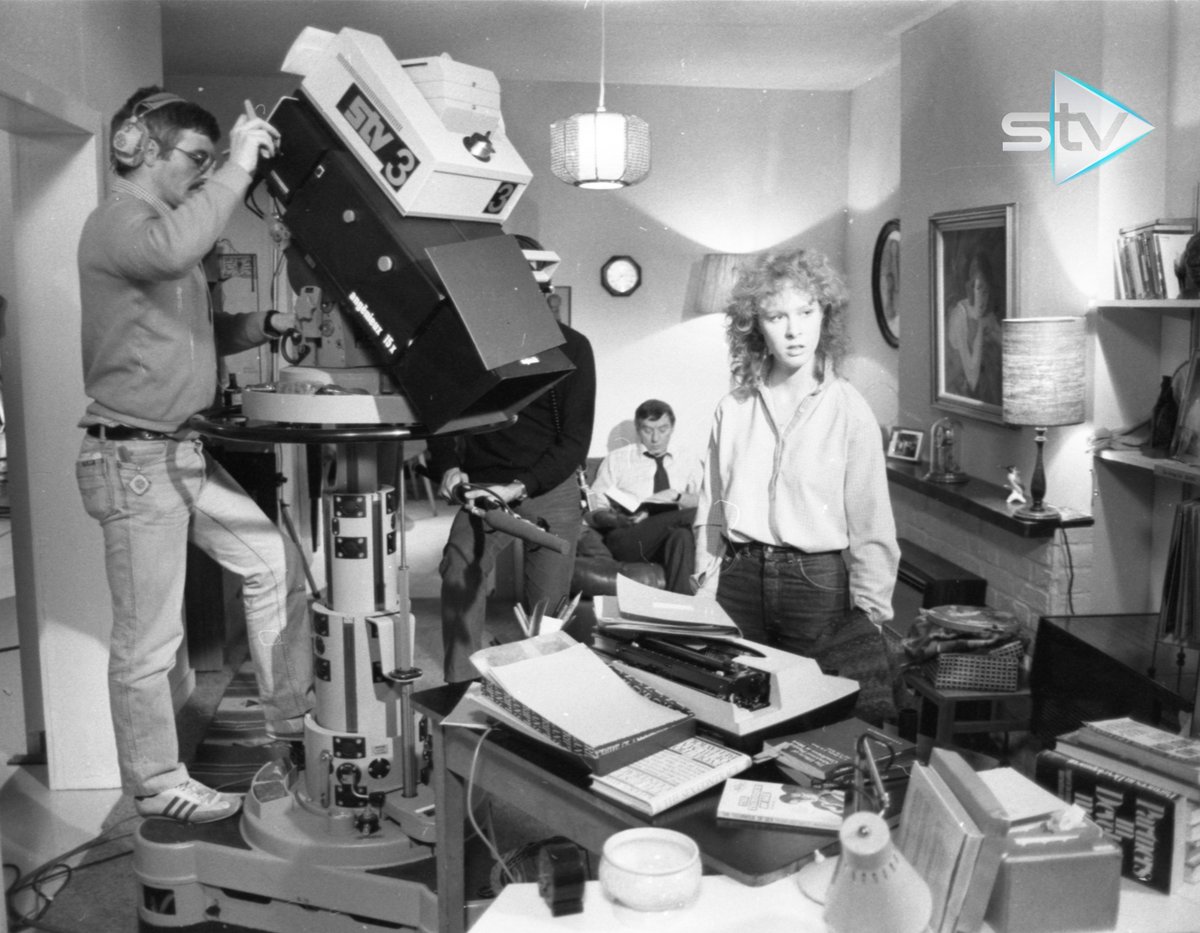 STVFootageSales's tweet photo. 📸 Some rare production photos of Taggart pilot 'Killer' being filmed back in 1983. Gerard Kelly is having a good time on set! 😄🎥 #STV #ScottishTelevision #Taggart #Taggart40 #GerardKelly #MarkMcManus #1980s #STVStills #TheresBeenAMurder #ThrowbackThursday #TBT https://t.co/hzox3b2hUS