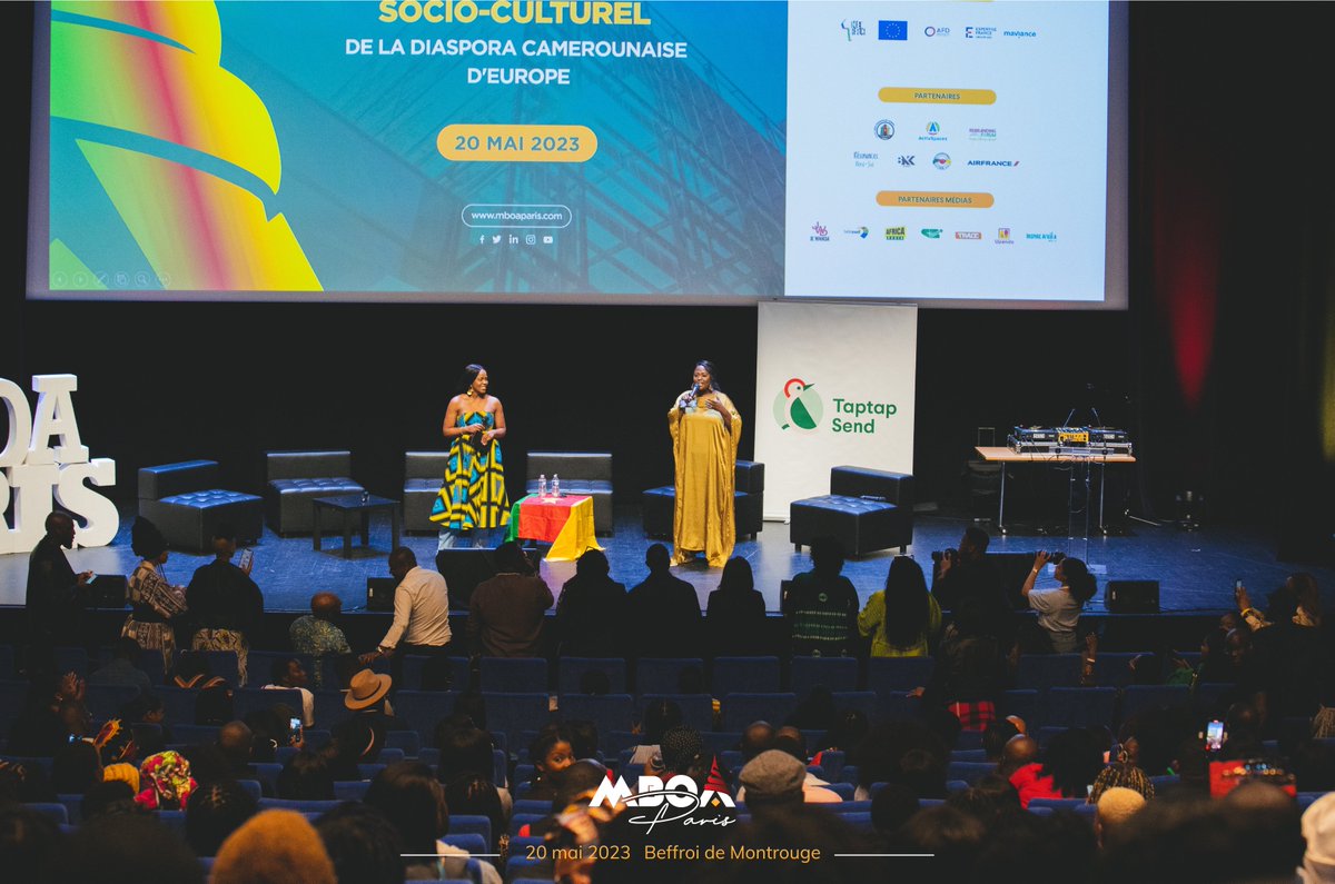 MboaParis's tweet image. Sophy Aiida, une maîtresse de cérémonie exceptionnelle
Nous tenons à remercier chaleureusement Sophy Aiida, maîtresse de cérémonie de la 1ère édition de MBOA PARIS 2023, le 1er salon business et socioculturel de la diaspora camerounaise d&apos;Europe.

#MboaParis2023 #SophyAiida