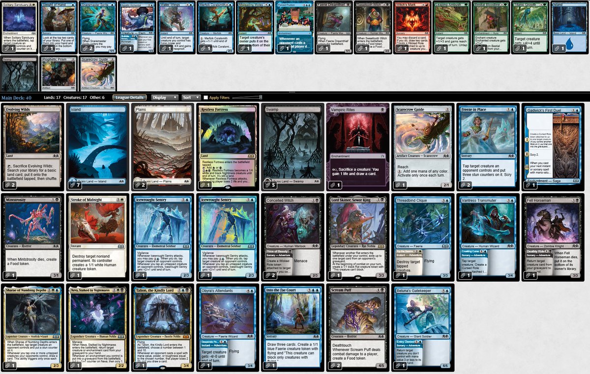bujanowicz's tweet photo. Wilds of Eldraine draft trophy #1 https://t.co/slj0T6wt9i