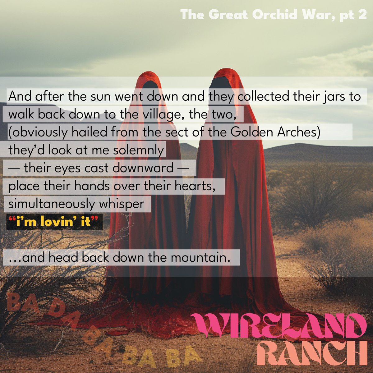 Wireland_Ranch's tweet photo. Episode 10: The Great Orchid War Part 2

Wherever you find yr podcasts.

Featuring: Rae Lundberg from @NightPostPod,
@GoinNowheres, and @TAudiomancer https://t.co/Yh6KNERgpI