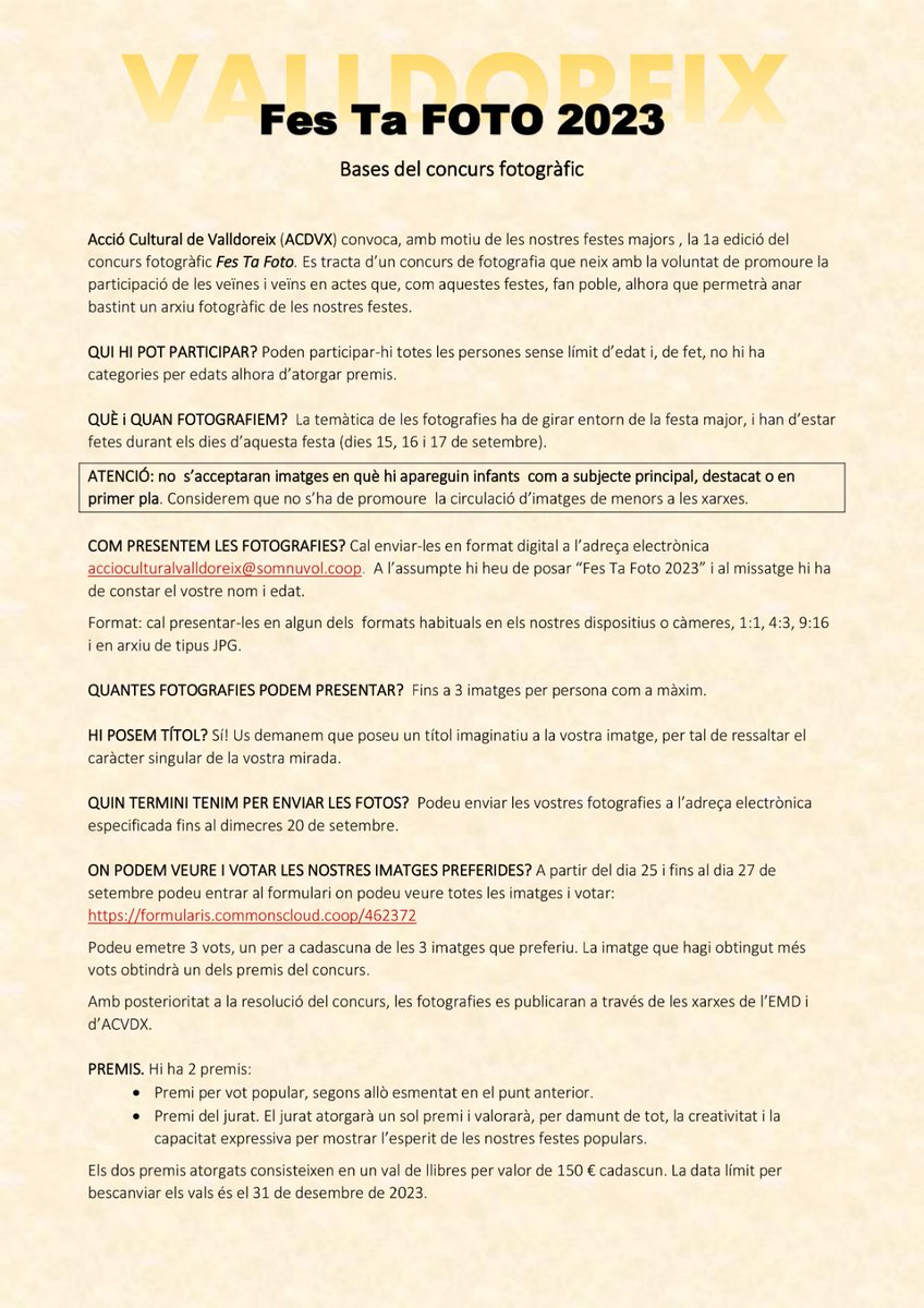 Acció Cultural Valldoreix tweet media