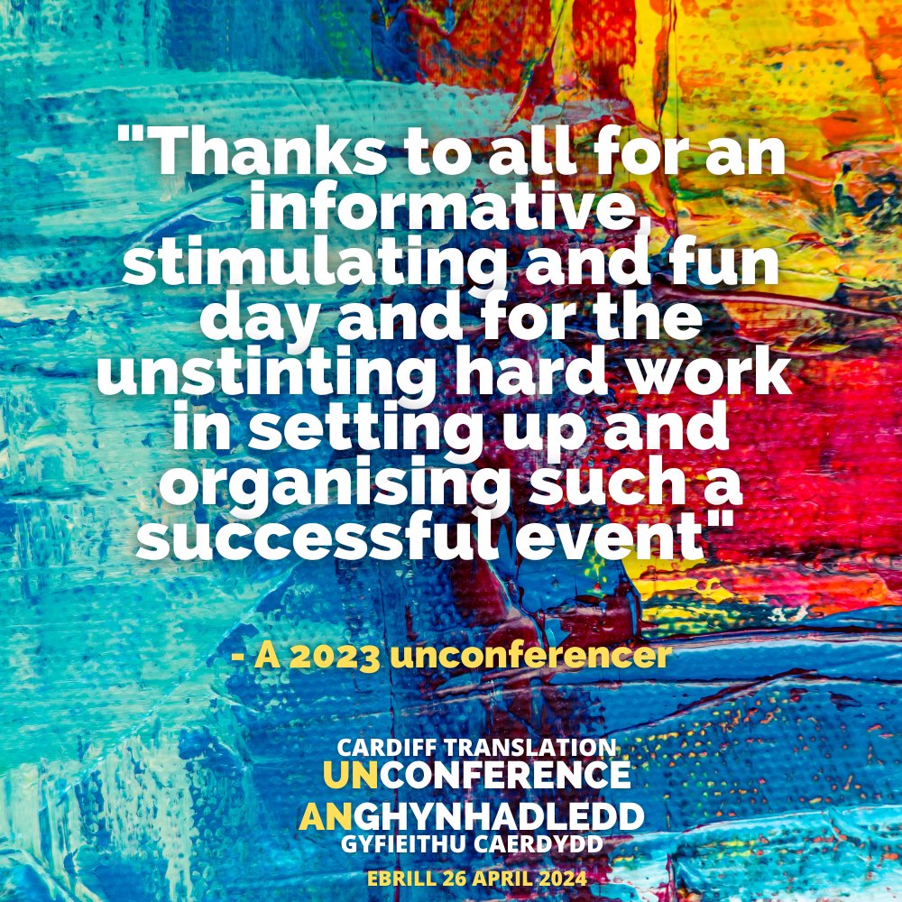 Cardiff Translation Unconference tweet media