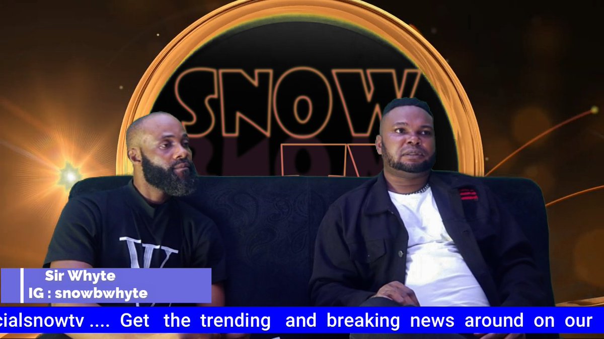 OfficialSnowtv's tweet photo. It was cool and fun having you today on the show DJ @engelic006   @Officialsnowtv
https://t.co/Zt9t0wmAtf
#officialsnowtv #talkshow #talksport #snowtv #tvtalkshow #sirwhyte https://t.co/Eb1KxTirG1