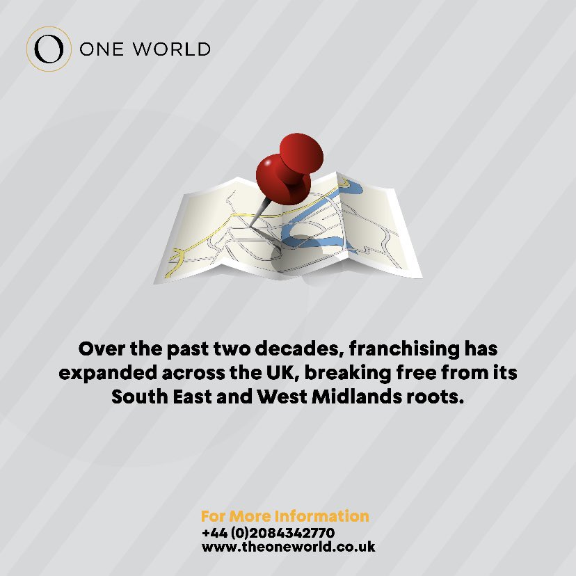 TheOneWorldUK's tweet photo. Franchising Facts and Figures.

📲 Call us for a consultation on - 02084342770

#theoneworld #businessexpansion #businessgrowth #franchise #relocation #growth #franchisebhsiness #consultation https://t.co/nwixOhMGUm