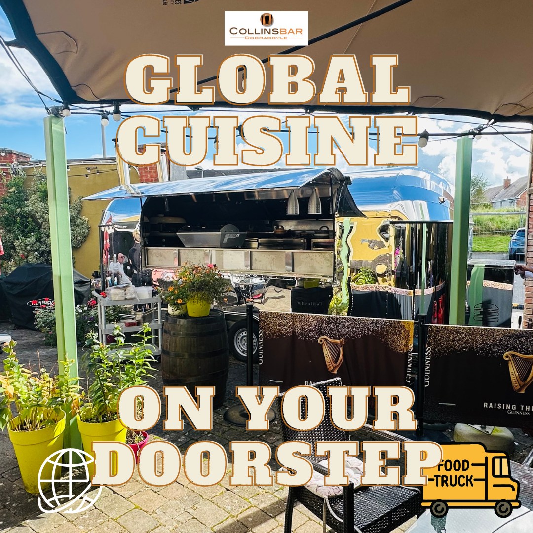 Its nearly the Weekend and that means the return of our fantastic Food Truck! Drop in and try the best of Global Street Food right here on your own doorstep! Its delish! #foodtruck #streetfood #GlobalCuisine #foodiesofinstagram #limerickandproud #locallysourced #madefresh