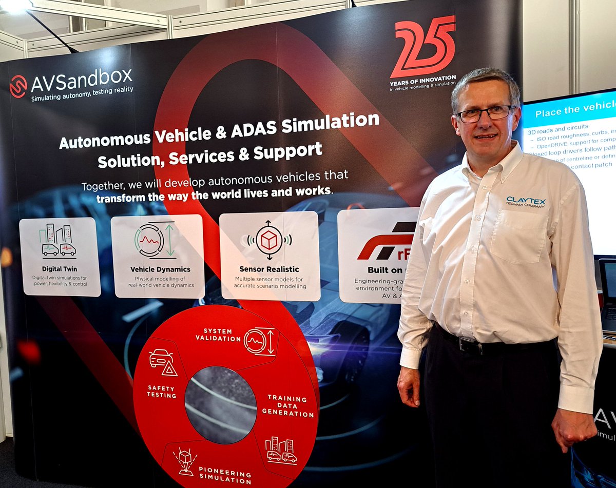 cenex_expo's tweet photo. The Centre for Connected and Autonomous Vehicles (CCAV) has awarded a £2 million grant to the Sim4CAMSens project, led by @ClaytexDymola and a group of industry leading partners, as part of the Commercialising CAM Supply Chain Competition. #CAM2023 More: https://t.co/bmH5sySAnB https://t.co/NyUm3EQk1p