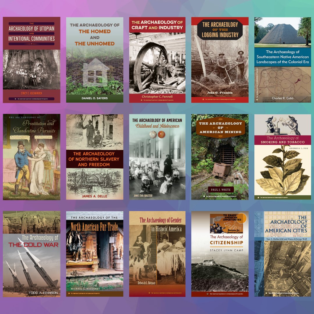 Read about the history and future direction of The American Experience in Archaeological Perspective book series in this article by series editors Michael Nassaney and @KrystaRyzew, published in @SHA_org’s journal Historical Archaeology: rdcu.be/djt5Z