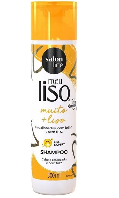 Shampoo Salon Line Meu Liso Amido de Milho 300m