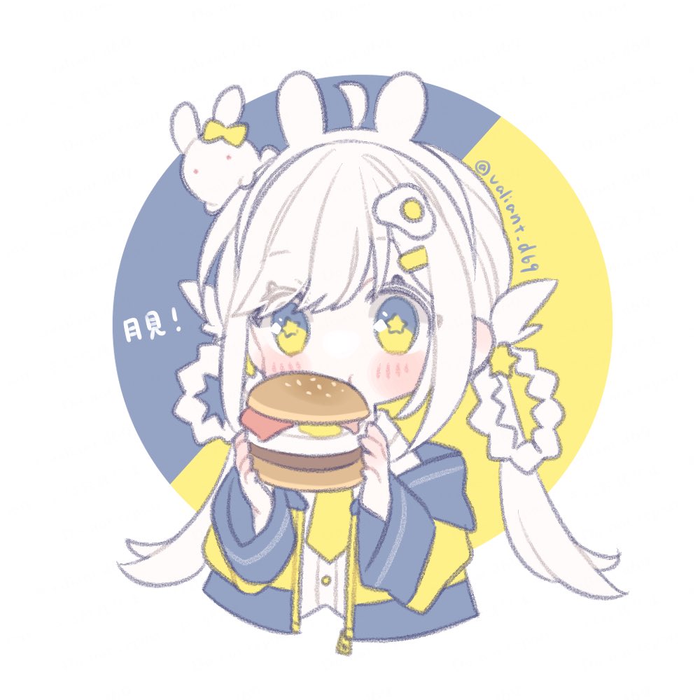 「月見の季節#創作 #オリジナル #ねがいぼしのエトワール 」|葛原カズヤのイラスト