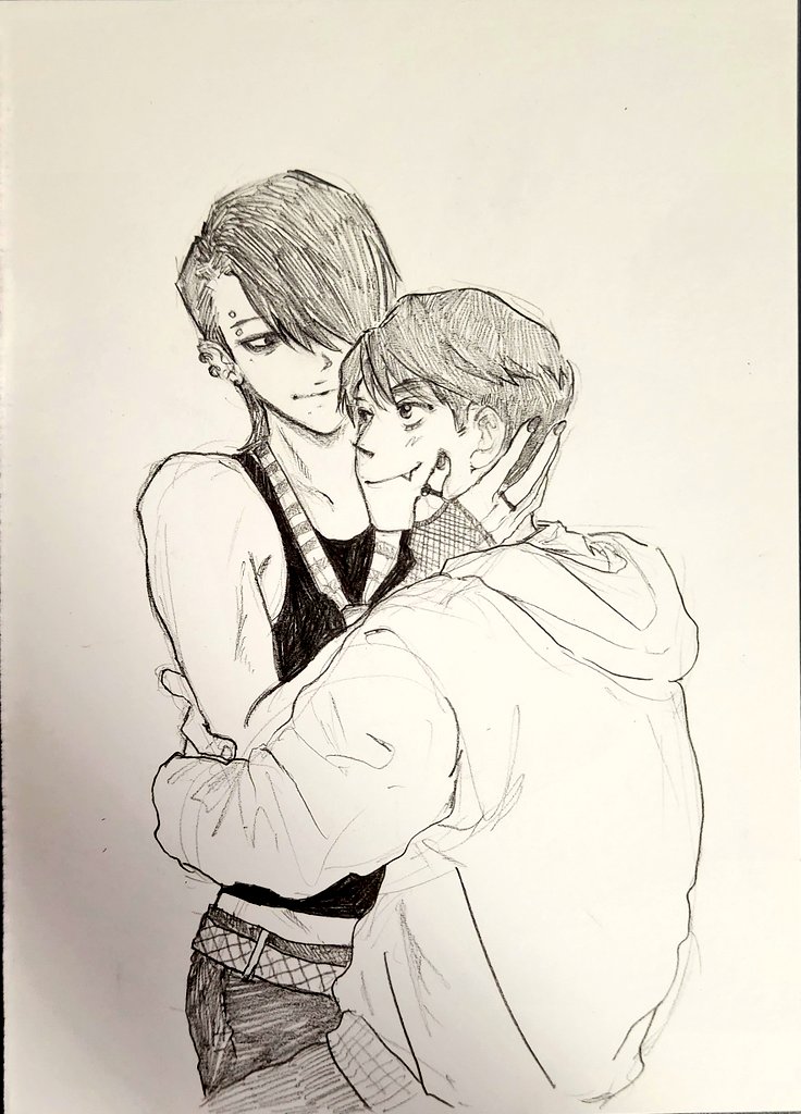 트친 줄거임 크하하 손그림 진짜 올만에그려본다