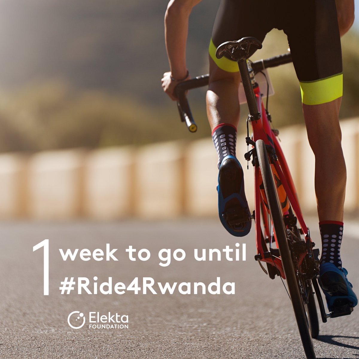 🚴‍♀️It’s getting closer and closer. Only one week to go before our incredible ride between the UK and the NL! We still need your contribution to reach our 40,000 £ target! Donate now: gofund.me/50d9d1b2 With your support, we can go faster and further. #Ride4Rwanda